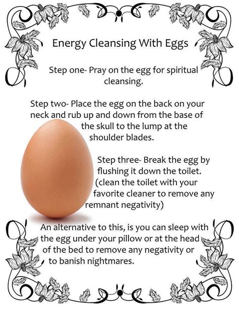 Wicth egg cleanse